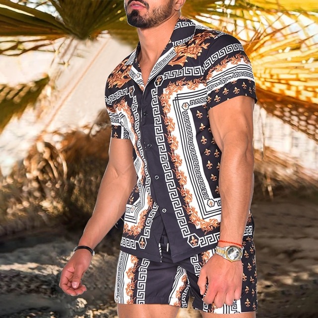 Versace Hawaiian Shirt Set Hot Trend 2023 - HM9070337