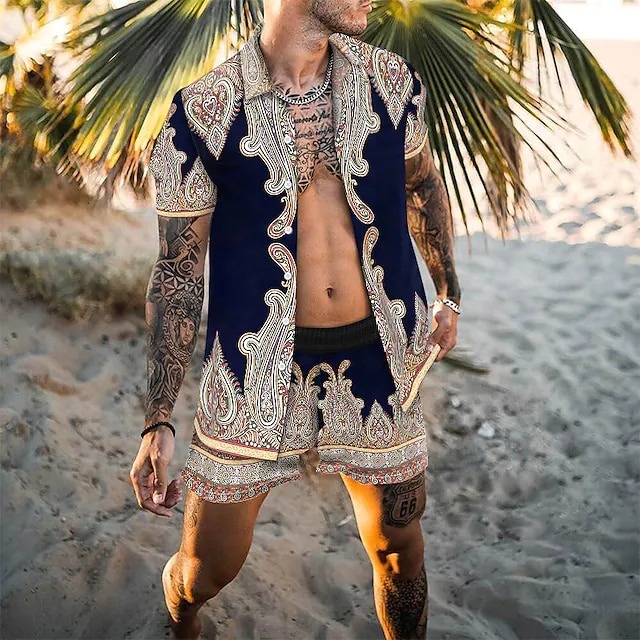 Versace Hawaiian Shirt Set Hot Trend 2023 - HM9070327