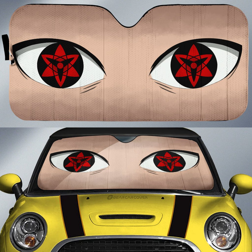 Sasuke Eternal Mangekyou Car Sunshade Custom NRT Anime Car Accessories