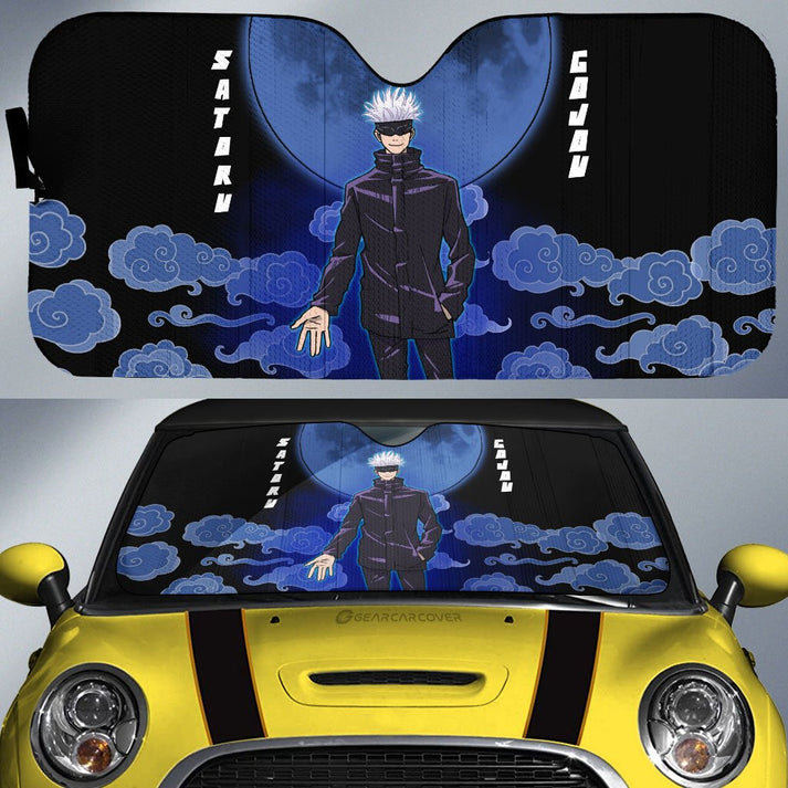 Satoru Gojou Car Sunshade Custom Jujutsu Kaisen Anime Car Accessories