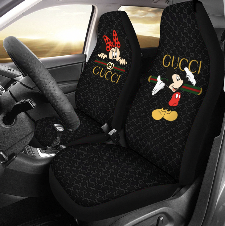 Set 2 Gucci Mickey Minnie Car Seat Covers - DN628422