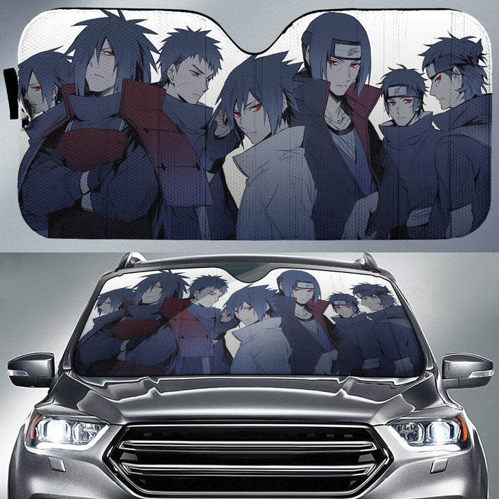 Uchiha Clan Car Sun Shade Custom NRT Anime Car Accessories For Car
