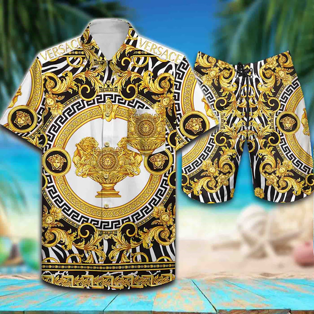 Versace Hawaiian Shirt Set Hot Trend 2023 - HM9070339