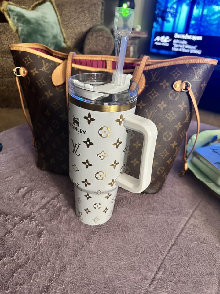 LV Engraved Stanley Tumbler Hot Trend 2024 - HM01 photo review