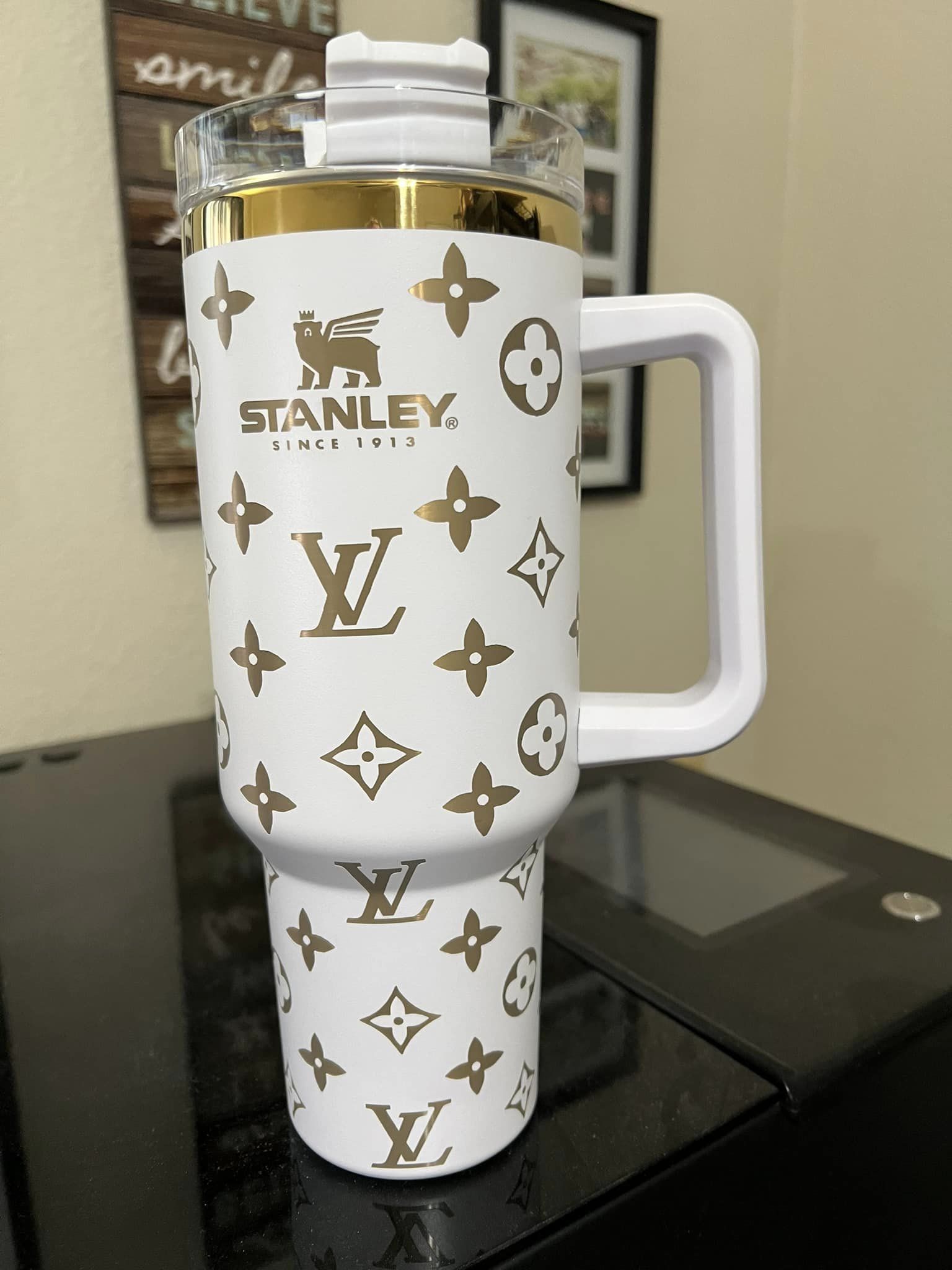 LV Engraved Stanley Tumbler Hot Trend 2024 - HM01 photo review